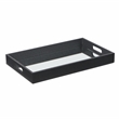 Labai Shagreen Mirrored Tray - Large - Black
