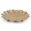 Delphine Golden Metal Lilypad Catchall Tray - Large
