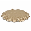 Delphine Golden Metal Lilypad Catchall Tray - X-Large