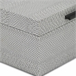 Anouk Snakeskin Themed Vinyl Box Set with Black Handles - Gray