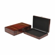 Rosina Set of 2 wooden boxes lined