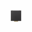 Lusan Square Decorative Box Set - Black Faux Croco