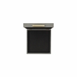 Lusan Square Decorative Box Set - Gray Faux Shagreen