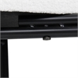 Tingri Modern White Cushion Top Entryway Bench