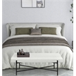 Tingri Modern White Cushion Top Entryway Bench