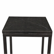 Sarrasseau Set of 2 Black Marble Square Side Tables