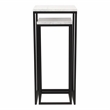 Sarrasseau Set of 2 White Marble Square Side Tables