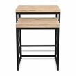 Briarcrest Set of 2 Wood & Metal Side Tables