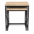 Briarcrest Set of 2 Wood & Metal Side Tables