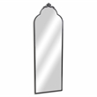 Everlaine Modern Victorian Black Floor Mirror
