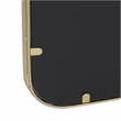 Nuvelle Rectangular Gold Metal Framed Wall Mirror - Studded -