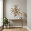 Avalon Large Abstract Wall Decor - Gold