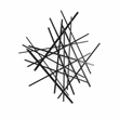 Avalon Small Abstract Wall Decor - Black