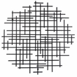 Iquara Small Round Metal Wall Art - Black