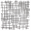 Iquara Large Square Metal Wall Art - Black