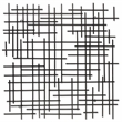 Iquara Small Square Metal Wall Art - Black