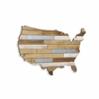 Tellur Wood & Metal USA Map Wall Art - 31