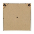 Vita Framed Elegant Gold Flower on White Frame