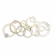 Caliope Multi Ring Gold & Silver Wall Decor