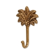 Theira Palm Tree Themed Gold Cast Iron Wall Hook