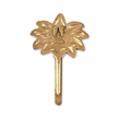 Theira Palm Tree Themed Gold Cast Iron Wall Hook