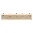 Zephyra Modern Cottage 5 Gold Hook Coat Rack