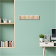 Zephyra Modern Cottage 5 Gold Hook Coat Rack
