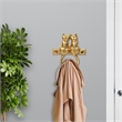 Pecara Cat Pairing Romantic Cast Iron Wall Hook - Gold
