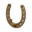 Pecara Horseshoe Themed Cast Iron Wall Hook - Gold