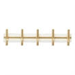 Orionis 5 Hook Modern Coat Rack - White