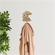 Mythra Golden Mushroom Medley Cast Iron Wall Hook