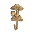 Mythra Golden Mushroom Medley Cast Iron Wall Hook