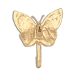 Mythra Golden Butterfly Cast Iron Wall Hook
