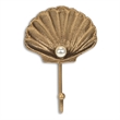 Mythra Golden Seashell Cast Iron Wall Hook