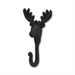 Mythra Black Reindeer Cast Iron Wall Hook