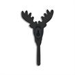 Mythra Black Reindeer Cast Iron Wall Hook