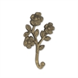 Mythra Golden Flower Cast Iron Wall Hook