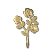 Mythra Golden Flower Cast Iron Wall Hook