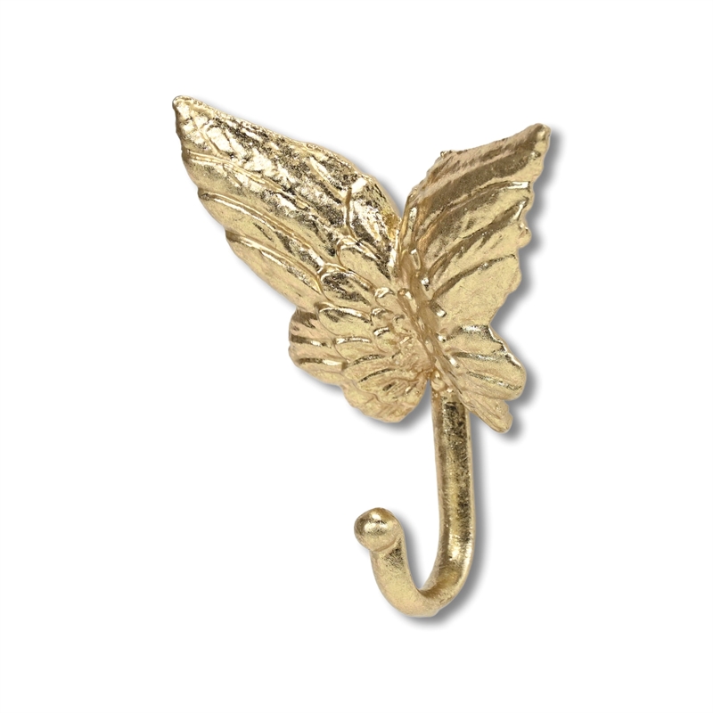 Mythra Golden Angel Wings Cast Iron Wall Hook