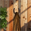 Pecara Horseshoe Themed Cast Iron Wall Hook - Rustic Bronze