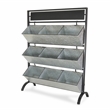 Clarice 9 Slot Metal Display Stand & Chalkboard