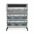Clarice 9 Slot Metal Display Stand & Chalkboard