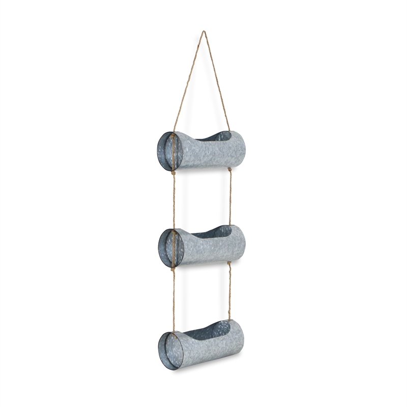Templeton Farmhouse Style 3 Tier Hanging Planter