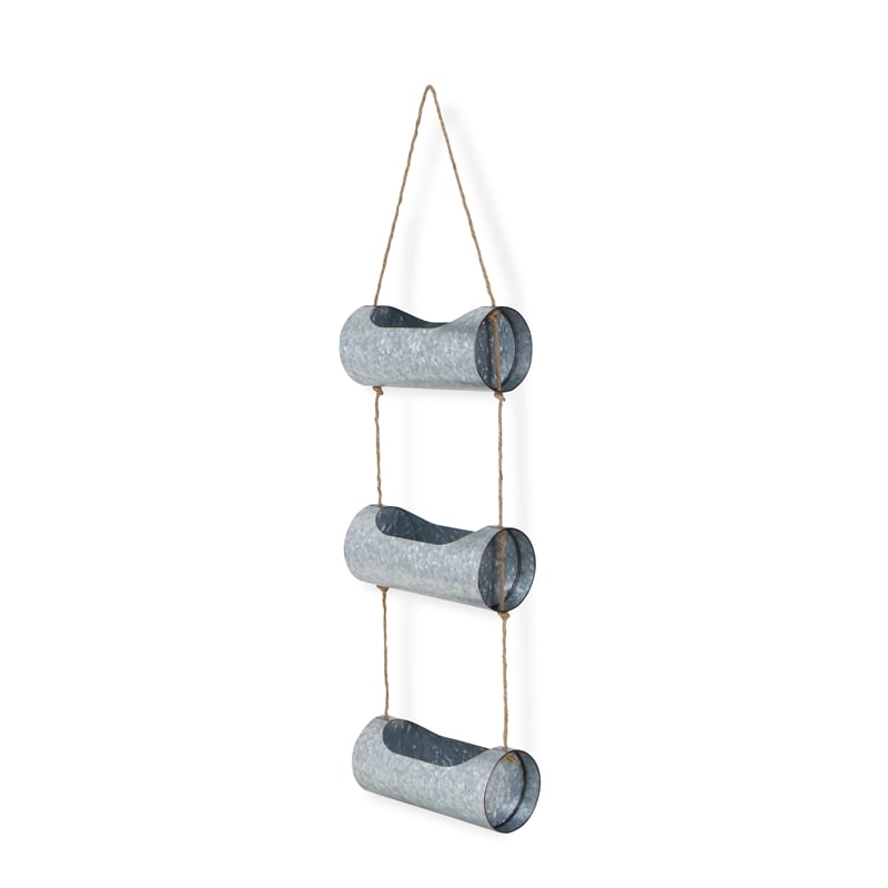 Templeton Farmhouse Style 3 Tier Hanging Planter