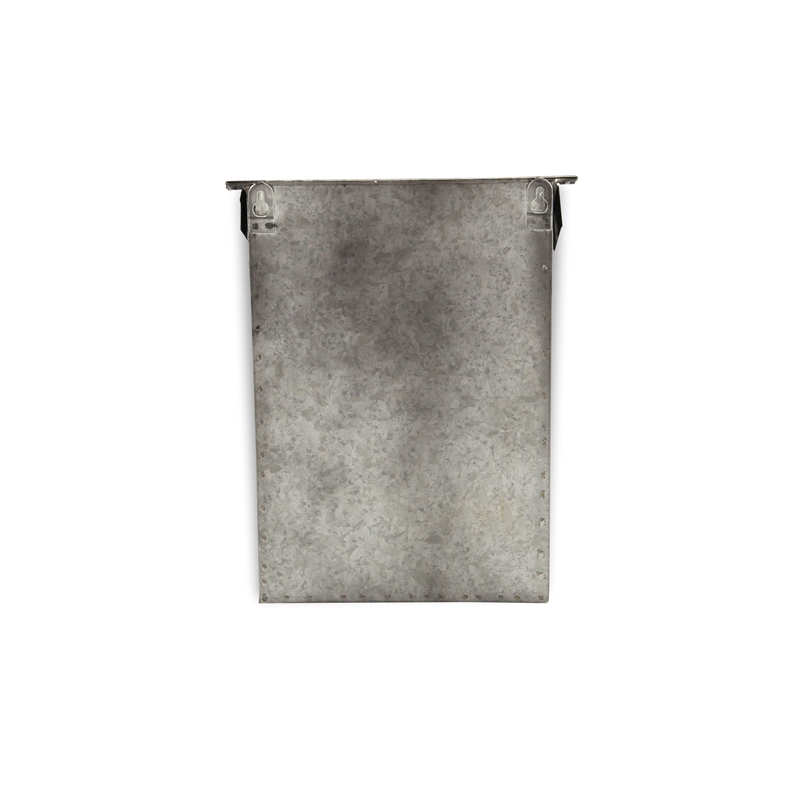 Wiselle Glossy Galvanized Mail Box