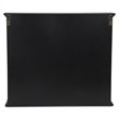 Dael Wooden 9 Cubby Wall Shelf - Black