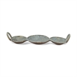 Arlo Cast Iron Brushed Gold-Blue Catchall Dish