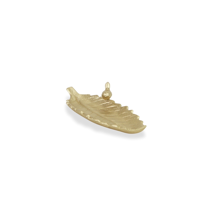 Elena Golden Cast Iron Leaf Tray
