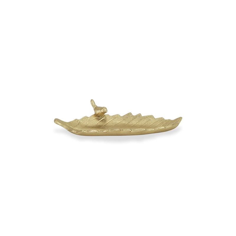 Elena Golden Cast Iron Leaf Tray