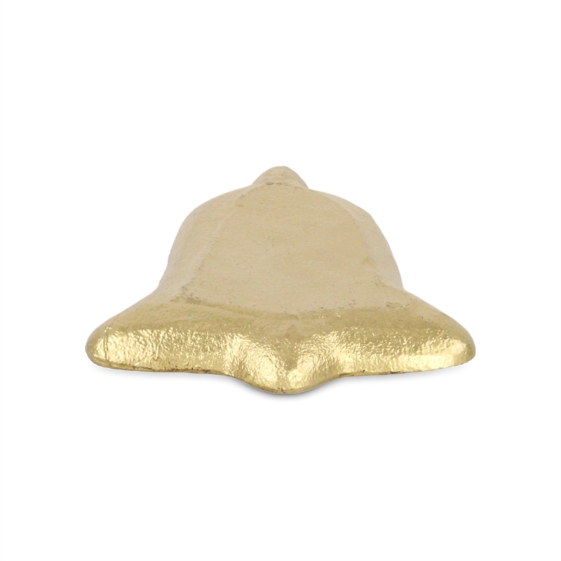 Christmas Bell Cast Iron Gold Catchall Dish